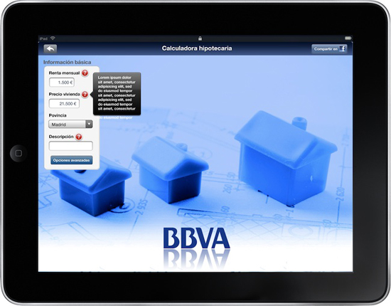 Hemos preparado una aplicación para iPad que es capaz de evaluar para cada situación inmobiliaria concreta si es mejor comprar la vivienda o alquilarla
